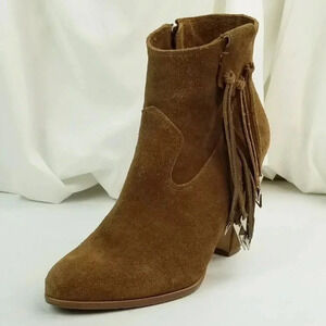 Kate Bosworth Matisse Size 8.5M Emma Suede Side Zip and Tassels Women's Booties